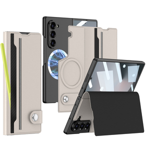Z kat için 5 6 kılıf kılıf ayrı kabuk için galaxy kat 6 cep telefonu kılıfı Z katlanır 6 arka kapak manyetik toka - Product Image 6