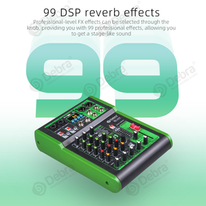 Professional DI-4UX <strong>4</strong>-channel <strong>Audio</strong> Mixer Mixing Controller DJ Console <strong>Audio</strong> <strong>Interface</strong> 99DSP Effect Soundcard - Product Image 3