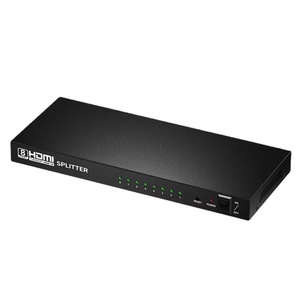 4K 60Hz <strong>1</strong>-in-8-out HDMI 2.0 <strong>Splitter</strong> 1x8 Video <strong>Splitters</strong> &amp; Converters with <strong>1</strong> in 8 <strong>Output</strong>