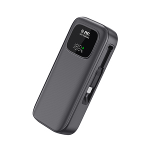 ホット販売ODM 10000mah LEDライトディスプレイカスタムロゴクイックチャージ30Wパワーバッテリーケーブル付き急速充電パワーバンク - Product Image 3