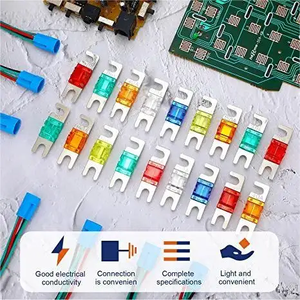 マルチカラーMINIANLヒューズ40A 50A 70A 100A 125Aマリンオーディオビデオおよび電子システム用32VMIDIヒューズ - Product Image 5