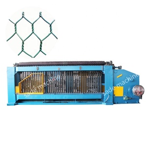 Neue automatische Sicherheits-Gabionen kästen Sechseckiger Zaun Reverse Twist Metal Mesh Making Machines Bau Farm PLC Motor Pump Gear - Product Image 1