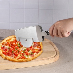 Yenilik paslanmaz çelik Pizza kesici ve Spatula Combo 3-in-1 klip pasta Spatula Pizza kesici Mesmerizer - Product Image 3
