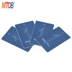 Fudan M1 1k ชิป RFID คีย์การ์ดโรงแรม IHG ONE รางวัลคีย์การ์ดสําหรับล็อค Kaba Saflok ที่ไม่ตั้งโปรแกรม