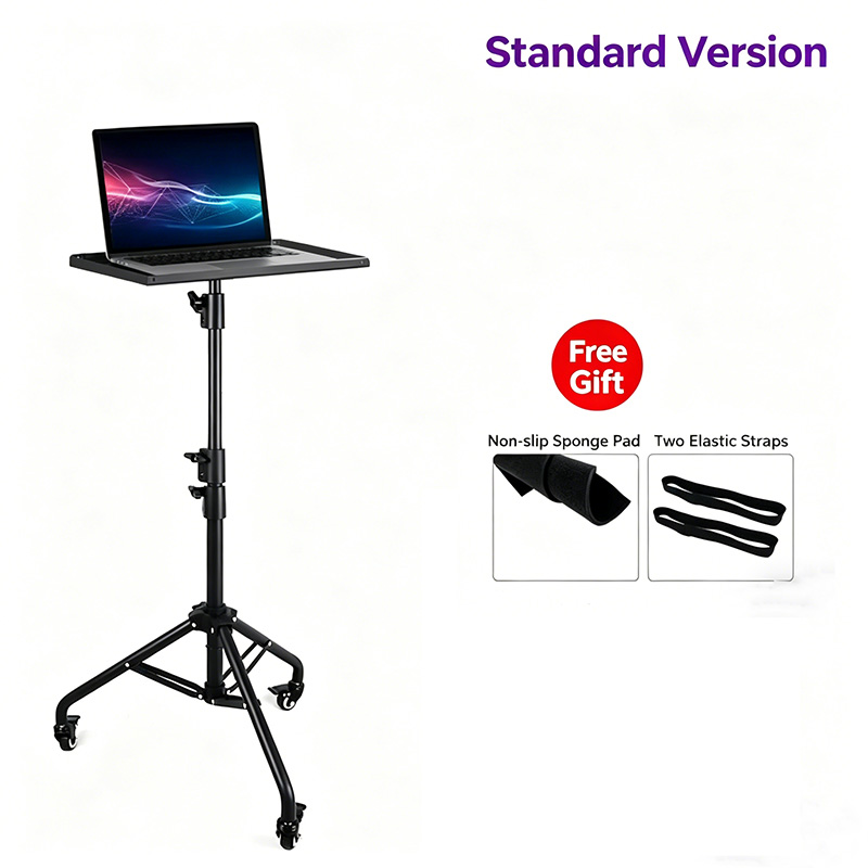 Standard laptop floor stand black