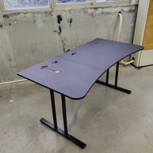Metal Frame EG Gaming <strong>Table</strong> <strong>Computer</strong> <strong>Table</strong> with USB Wireless Charging Feature - Product Image 1