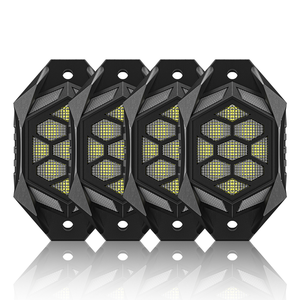 ชุดไฟร็อค8พอด RGBW LED หลากสีอุปกรณ์เสริมไฟรถยนต์พร้อมการควบคุมแอพสำหรับไฟส่องสว่างใต้หิน - Product Image 2