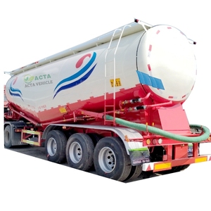 Nuovo di fabbrica da 40 tonnellate sfuso serbatoio di cemento semirimorchio 40cbm 45cbm materiale di scarico polvere trasporto Bulker Silo Carrier