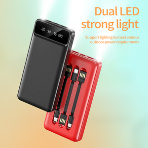 Banco de energía portátil ultrafino de 10.000 mAh con pantalla digital 20W 10W Salidas para iPhone 15 Otros dispositivos Múltiples opciones de color - Product Image 5