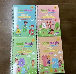 หนังสือภาษาอังกฤษ sank มหัศจรรย์หนังสือการศึกษาสำหรับเด็กฝึกปฏิบัติสมุดลอกแบบเรียนรู้บริการการพิมพ์