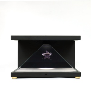 กล่องโฮโลแกรม3D 270องศาสำหรับฉายภาพ HD แบบกำหนดเองโฮโลแกรมทรงพีระมิด/3D - Product Image 1