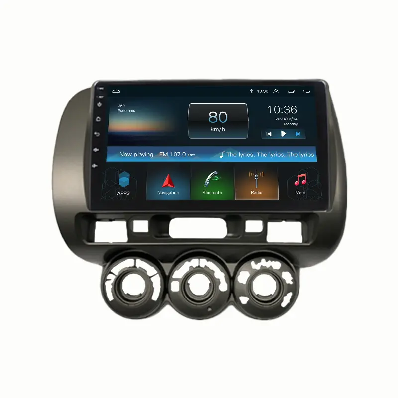 IOKONE OEM Octa çekirdek 2G 32G 9 inç 2 Din araba radyo android multimedya gps navigasyon ile honda Fit caz 2004 2005 2006 2007