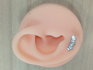 In Silicone modello orecchio bocca del naso orecchini di visualizzazione strumento di pratica per la scienza medica - Product Image 6