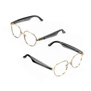 Gaxever W100B Smart Glasses BT Call Translation, dialoghi AI multilingue, assistente vocale per prendere appunti, foto con telecomando - Product Image 5