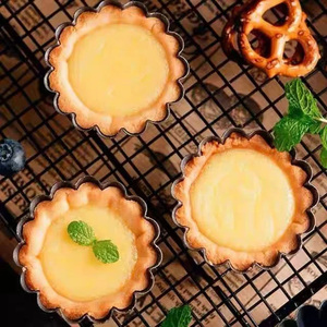 4 inch Mini Tart Pan carbaon thép có thể tháo rời dưới Mini Cheesecake Pan Apple <span class=keywords><strong>Pie</strong></span> khuôn với hình chữ nhật hình tròn - Product Image 3