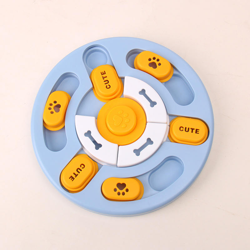 Round sound puzzle-blue and yellow