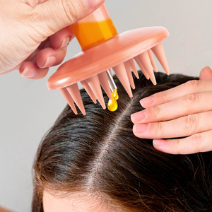 Masseur d'huile essentielle pour le cuir chevelu, nettoyage en profondeur du cuir chevelu, applicateur d'huile capillaire, shampooing en silicone, brosse de massage - Product Image 4