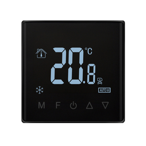 Sistema HVAC, aire acondicionado central, termostato inteligente, control de temperatura, LCD, con control de temperatura