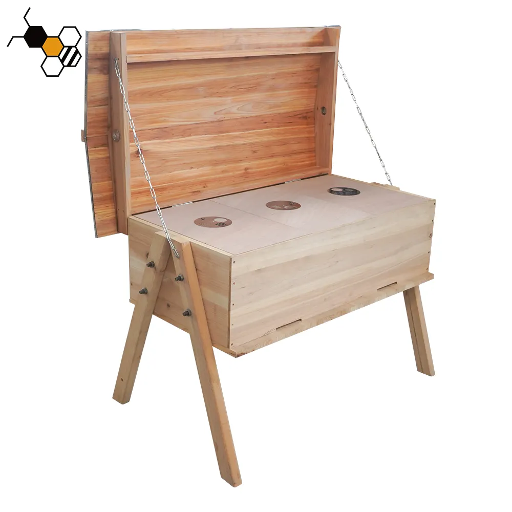 Colmeia para abelhas 30 quadros langstroth madeira top bar colmeia