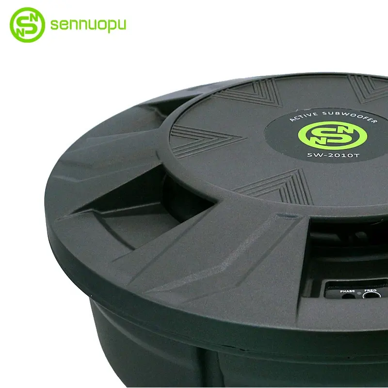 Factory price 10 inch bass speaker subwoofer active for car built in amplifier spare tire subwoofer pioneer