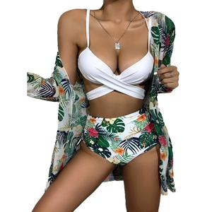 Custom Cover up Beachwear <strong>Girls</strong> Swimwear Mayo Plaj Print <strong>Bikini</strong> - Product Image 4