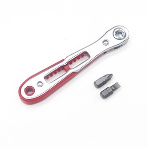 Mini Carbon Thép Siêu Mỏng Ratchet Cờ Lê 2Pcs Bits L-Hình Metric Tuốc Nơ Vít Cho Hẹp Không Gian - Product Image 2