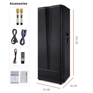 Big Bass Power Double 15'' Professional Audio Active Performance Pair <strong>Speaker</strong> Powered Portable Live Sound System With Blue Tooth