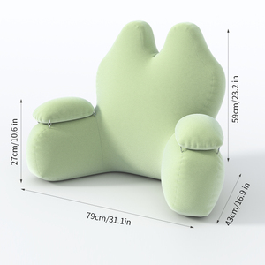 Phim hoạt hình giường đọc sách gối với có thể tháo rời và có thể giặt lót thoải mái lớn tựa lưng Đệm - Product Image 6