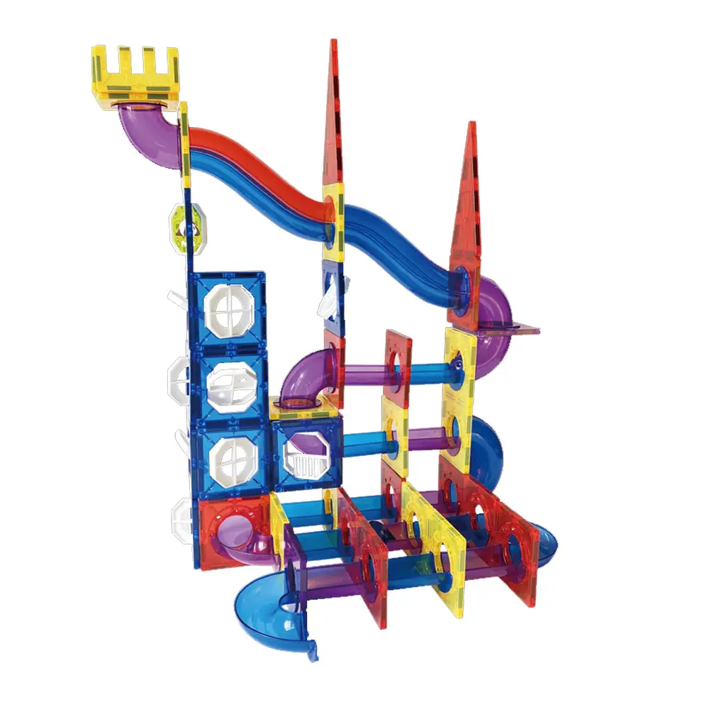 子供のためのマグネットシートセット磁気タイルビルディングブロック幼児教育玩具魔法のマグネットブロックおもちゃプラスチックABS
