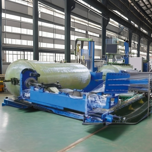 Máquina de enrolamento composta do filamento do cilindro do controle do computador da circunstância nova para tanques FRP