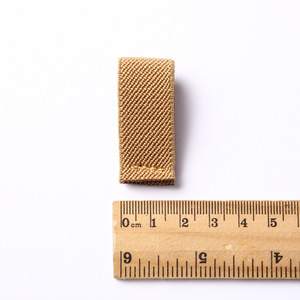 Venta al por mayor 100% poliéster Durable Stripe Ring Twill Elastic Loop Elastic Belt con elástico Loop - Product Image 3