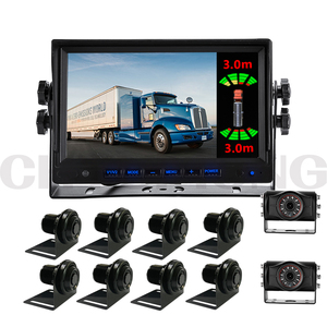 Hot-selling DC 12-32V Collision Avoidance Radar <strong>Reverse</strong> <strong>Sensor</strong> Car Parking <strong>Sensor</strong> Kit with 7 Inch Monitor for Car Bus Truck - Product Image 1