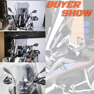 XXUNモーターサイクルパーツBMW R1200GS R 1200 GS LC ADV R1250GS R 1250GSアドベンチャー2013-2021用WindShieldウィンドスクリーンウィンドデフレクター - Product Image 2
