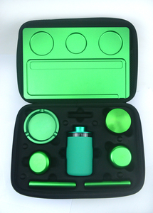 VA Hút Thuốc Kit Thảo Mộc Phụ Kiện Với Cán Tray Herb Grinder Gạt Tàn Glass Jar Ống Mùi Bằng Chứng Túi - Product Image 3