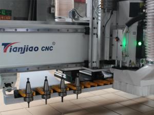 Enrutador CNC multihusillo de 3 ejes, enrutador CNC multifuncional para carpintería - Product Image 4