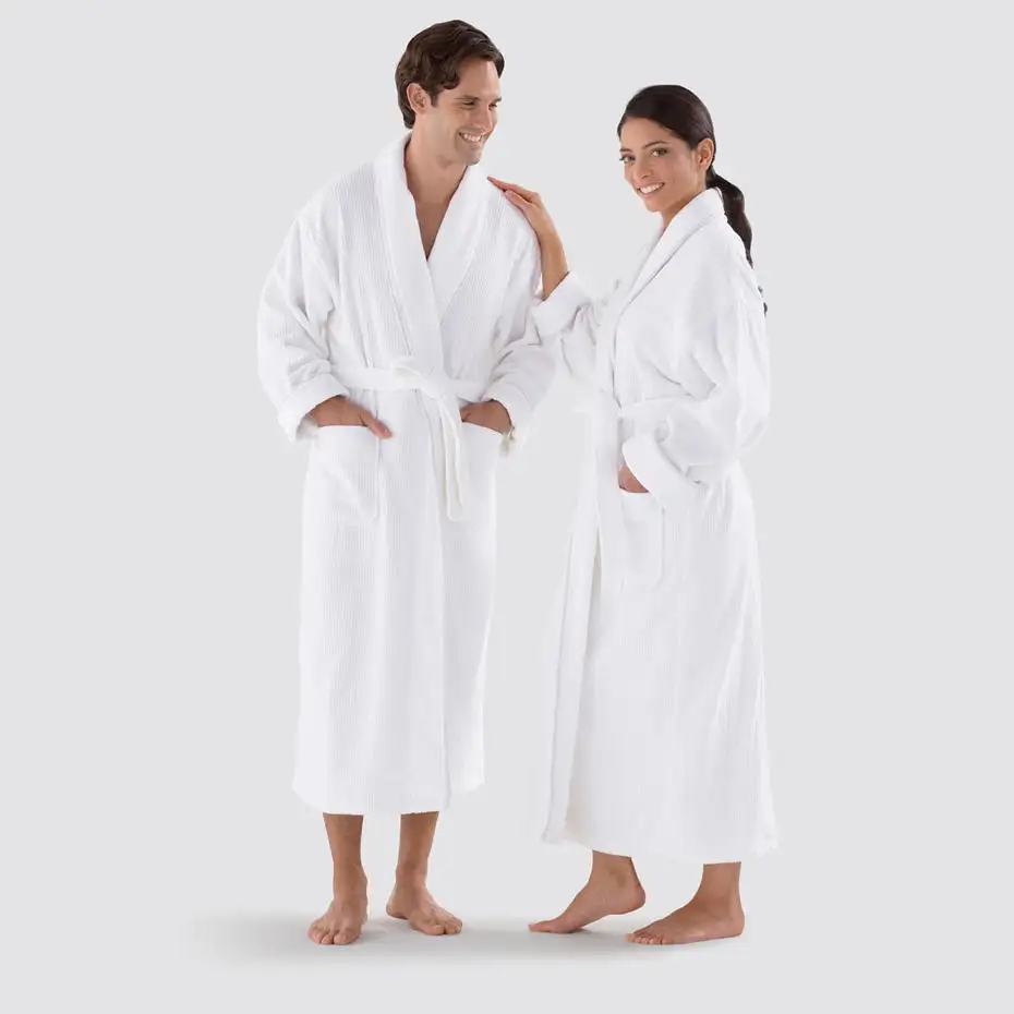 เสื้อคลุมอาบน้ำสำหรับผู้หญิงเสื้อคลุมอาบน้ำผ้าฝ้าย100% สำหรับอาบน้ำคลุมอาบน้ำเด็ก