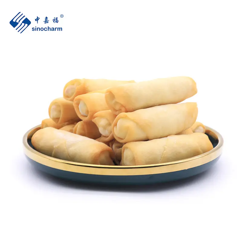 Frozen dimsum Oriental Food Snack vegetal IQF primavera frito rollo a Corea