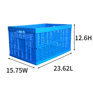 Contenedores plegables de malla apilable de plástico con diseño plegable y apilable Powerking 2025 - Product Image 3