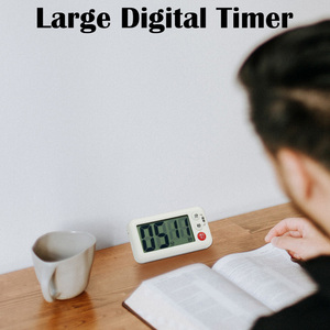 EMAF Large Screen Magnet <strong>Timer</strong> Reminder 99'59'' <strong>Count</strong> <strong>up</strong> <strong>Down</strong> Digital Oven Kitchen <strong>Timer</strong> Cooking Study <strong>Timer</strong> for Home School - Product Image 4