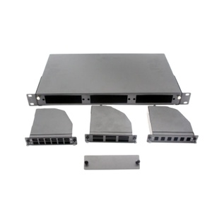 FHD 1U MPO & 72F Slide Rail Panel de conexión de montaje en rack 3 casetes Diseño modular CRS Acero laminado en frío - Product Image 1