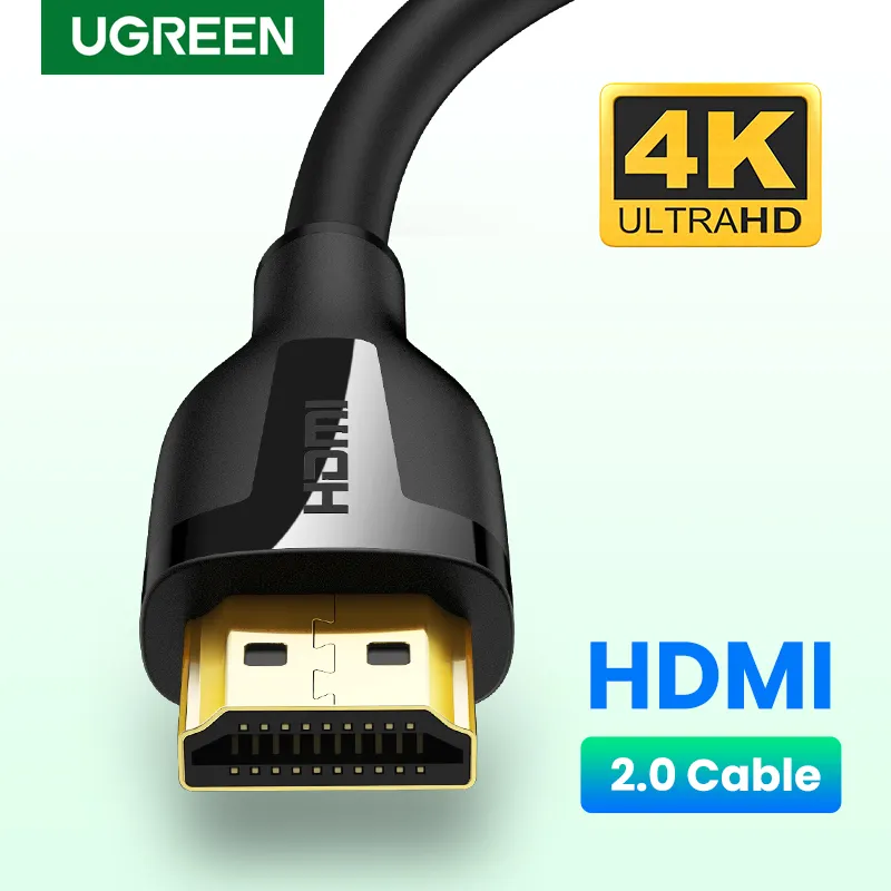 UGREENHDMI-AppleTVPS4スプリッタースイッチボックスケーブル用互換ケーブル2.0 60HzビデオオーディオカボコードケーブルHDMI互換4K