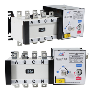 160A ATS 4 P 3เฟสสวิตช์โอนอัตโนมัติสำหรับเครื่องกำเนิดไฟฟ้า63A PC Class ใช้ในบ้าน160A 4เสาสวิตช์เปลี่ยนอัตโนมัติ - Product Image 4