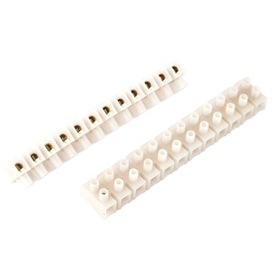 Din Rail <strong>Terminal</strong> <strong>Block</strong> 300V Rated Voltage <strong>Spring</strong> Type PA Brass Material Includes Plug-In Feed Through Fuse <strong>Block</strong> Features - Product Image 3