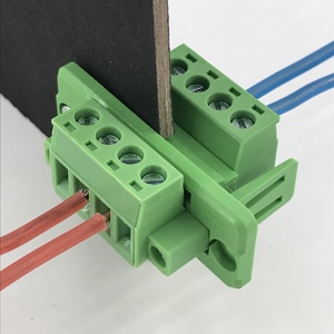 XINKE, 4 vías, paso de 5,08 a través de bloque de terminal macho y hembra bloque pared o panel fijo conector XK2EDGRKM + KM + WC-5.08-4P - Product Image 3