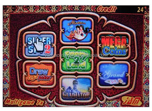 Multi Game 7X 7 in 1 Mini-Spiel Münz betriebenes Videospiel brett - Product Image 2