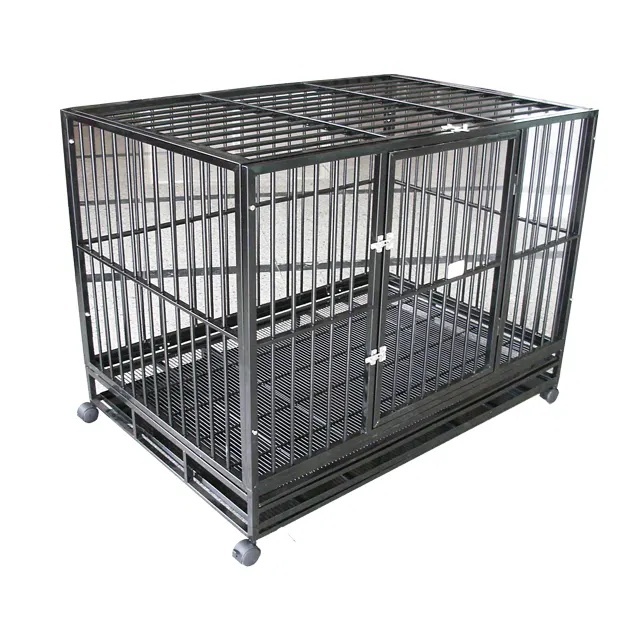 Large outdoor welded used dog kennels cages and runs for sale