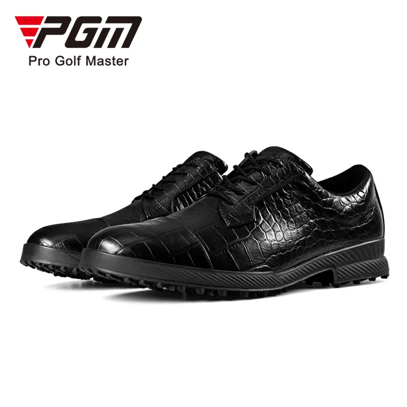 PGM XZ287 zapato de golf hombre cuero clásico hombres zapatos de golf