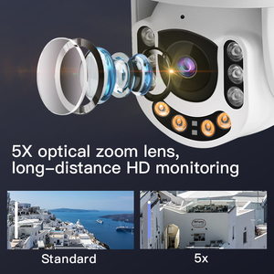 Vstarcam CS65Q-X5 4MP金属外壳全彩夜视摄像机Wifi户外安全人体跟踪5x变焦PTZ摄像机 - Product Image 4