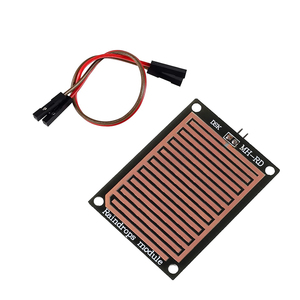 Para LM393 Sensor de gotas de lluvia Sensor de humedad del tiempo Módulo de sensibilidad a la humedad Placa niquelada 3,3-5V para Arduino - Product Image 2