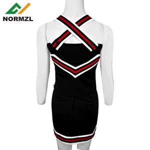 Girl Youth Custom Design Wholesale <strong>Cheap</strong> Girls Sublimation Print Cheerleading Uniforms for Team - Product Image 2